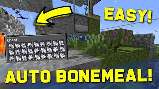 Bone Meal Farm 117 Minecraft  Fast Easy and Automatic Bone Meal Farm in 117 [upl. by Anitniuq528]