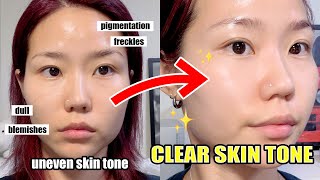 How did I take care of BLEMISHES SPOTS FRECKLES due to the strong UV rays ☀️ [upl. by Ardnama]