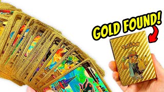 I Just Found The Rarest Golden Pokemon Cards Ever Made AND OPENED THEM [upl. by Coheman720]