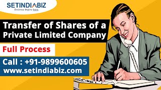 Transfer of Shares of a Private Limited Company  How to Transfer Share  Issue Certificate [upl. by Rossy]