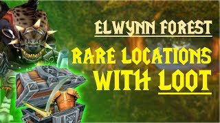 WoW Classic  Rare Mob Locations  UNIQUE LOOT  Elwynn Forest [upl. by Aizan555]