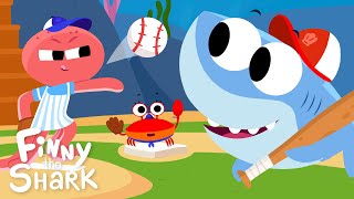 Take Me Out To The Ball Game  Kids Song  Finny The Shark [upl. by Elam837]