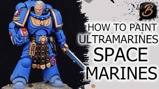 HOW TO PAINT ULTRAMARINES SPACE MARINES A StepByStep Guide [upl. by Eedna]