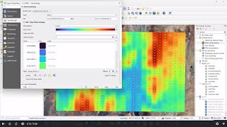 Creating IDW interpolation in QGIS [upl. by Inavoig358]