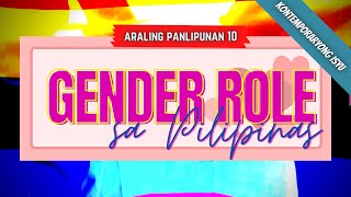 GENDER ROLE SA PILIPINAS [upl. by Erodeht]