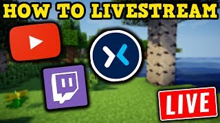 How To LIVESTREAM MINECRAFT on YouTube OR Twitch [upl. by Ynaffital]