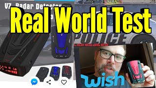 Radar Detector from Wishcom REAL LIFE TEST Review [upl. by Mikkanen]