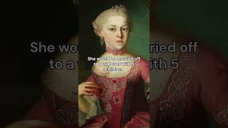 The tragic truth of women  Maria Anna Mozart art arthistory history mozart [upl. by Einnos418]