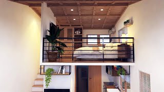 4 x 6 Meter House with Loft  258 Sqft [upl. by Anirda]