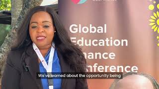 Global Education Finance Conference  In Conversation with Cynthia Mwila NatSave Zambia [upl. by Aymahs106]