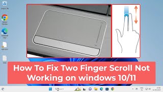 How To Fix Two Finger Scroll Not Working on windows 1011 [upl. by Enamrahs350]