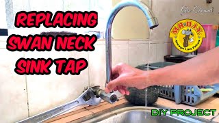 Replacing Swan Neck Sink Tap [upl. by Hernando]