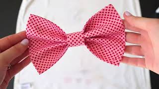 Easy No Sew Dog Bowties instructions for sewing included [upl. by Jael783]