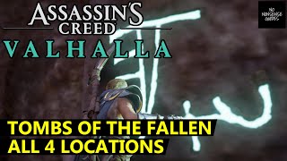 AC Valhalla Tombs of the Fallen Locations  Where to Find All 4 Tombs of The Fallen [upl. by Cadmar]