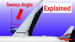 Why Airplanes Have Swept Wings  Aerospace Engineer Explains [upl. by Drexler]