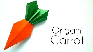 Origami Carrot Tutorial [upl. by Azenav313]