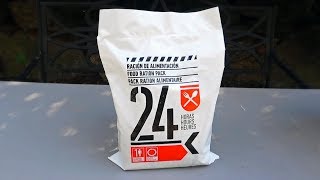 24 Hour Vegetarian Individual Survival MRE Meal Ready to Eat [upl. by Adnalram]