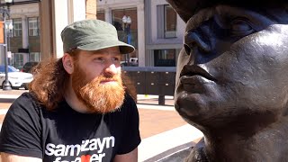 Sami Zayn tries to dig up dirt on Johnny Knoxville in Knoxville Tennessee [upl. by Lyman]