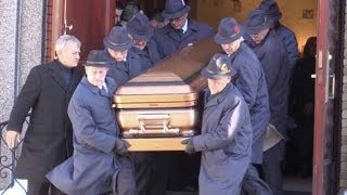 Raw video Funeral of alleged Montreal Mafia boss Vito Rizzuto [upl. by Cartwell]