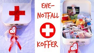 EheNotfallKoffer basteln  originelles Hochzeitsgeschenk DIY [upl. by Medlin]