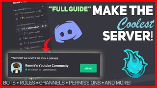 How to make the COOLEST DISCORD SERVER in 2020 TUTORIAL [upl. by Williams]