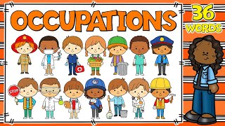 LAS PROFESIONES EN INGLÉS  OCCUPATIONS  VOCABULARIO DE TRABAJOS EN INGLÉS [upl. by Eseilanna]