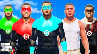 FRANKLIN BECAME RED LANTERN GTA 5 Mods 022 [upl. by Ruthann227]