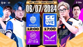 BMG vs BRU  GGL vs FW  VÒNG BÁN KẾT APL 2024  NGÀY 0607 [upl. by Dobb43]