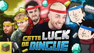 CETTE LUCK DE DINGUE  😲 Minecraft ft Bob Lennon Laink Terracid Doigby Fuze III [upl. by Caylor22]