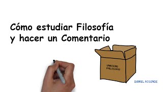 Cómo estudiar Filosofía [upl. by Hannahs]