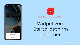 Widget vom Startbildschirm entfernen  OnePlus Android 14  OxygenOS 14 [upl. by Adniral]