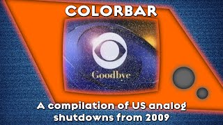 A compilation of US analog shutdowns from 2009 multiple POVs [upl. by Ennairac263]