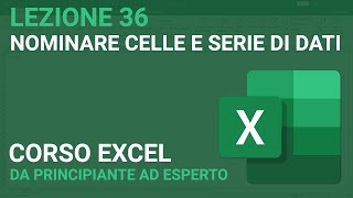 Nominare Celle e Serie di celle  EXCEL TUTORIAL ITALIANO 36 [upl. by Sido]