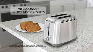 BLACKDECKER Rapid Toast 2Slice Toaster [upl. by Garey374]