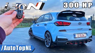 300HP Hyundai i30 N REVIEW on AUTOBAHN NO SPEED LIMIT by AutoTopNL [upl. by Atirihs907]