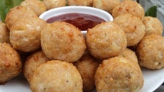 HOW TO MAKE CHICKEN BALLS [upl. by Anelim]