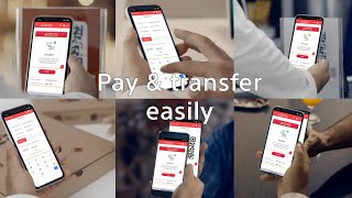 Transfer Money Easily Mobile Payment Services  BankMuscat [upl. by Sayce]