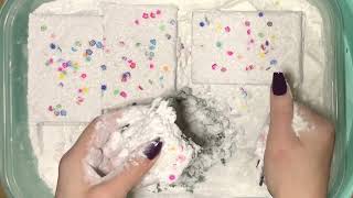 ASMR  Floral Foam amp Cornstarch Sandwiches [upl. by Winikka777]