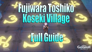 Guide Fujiwara Toshiko Puzzle [upl. by Musetta]