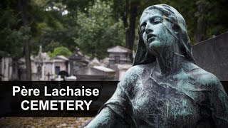 Père Lachaise Cemetery FAMOUS GRAVE TOUR  Jim Morrison Oscar Wilde Edith Piaf and MORE 4K [upl. by Llenahs]