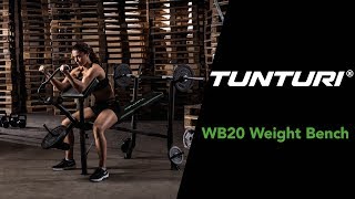 Tunturi WB40 Weight Bench [upl. by Arette591]