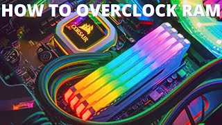 HOW TO OVERCLOCK RAM ON ASUS B450 F DOCP PROFILE NOT XMP [upl. by Robinia270]