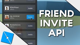 Invite Friends Button Tutorial Roblox Studio SocialService [upl. by Tibold]