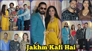 Zakhm Kafi Hai Song Launch Glimpses  Altmash Faridi Surya Seema Singh Mudassar Khan [upl. by Nelluc]