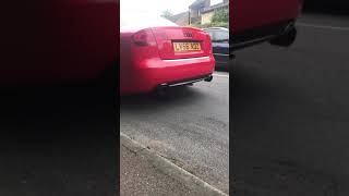 Audi A4 B7 20 tfsi exhaust sound [upl. by Eintrok]