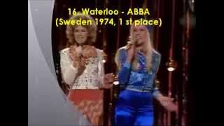 Top 30 Eurovision Songs from 1970 to 1979 [upl. by Knobloch]