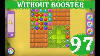 Gardenscapes Level 97  14 moves 2023 HD solution of Level 97 Gardenscapes No Boosters [upl. by Adelle718]