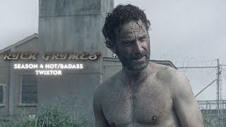 Rick Grimes Scenes Season 4 Twixtor 4K 60fps [upl. by Eleynad]