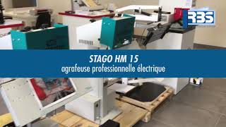 HM 15 Agrafeuse électrique professionnelle Stago [upl. by Assillim]