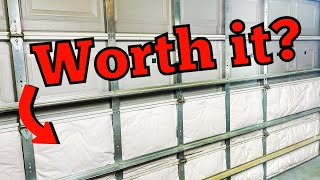 How to Insulate a Garage Door and… Is It WORTH IT [upl. by Nillek]